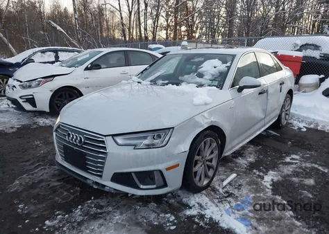 2019 Audi A4 45 Premium из США, поврежденный, VIN WAUENAF48KA118041